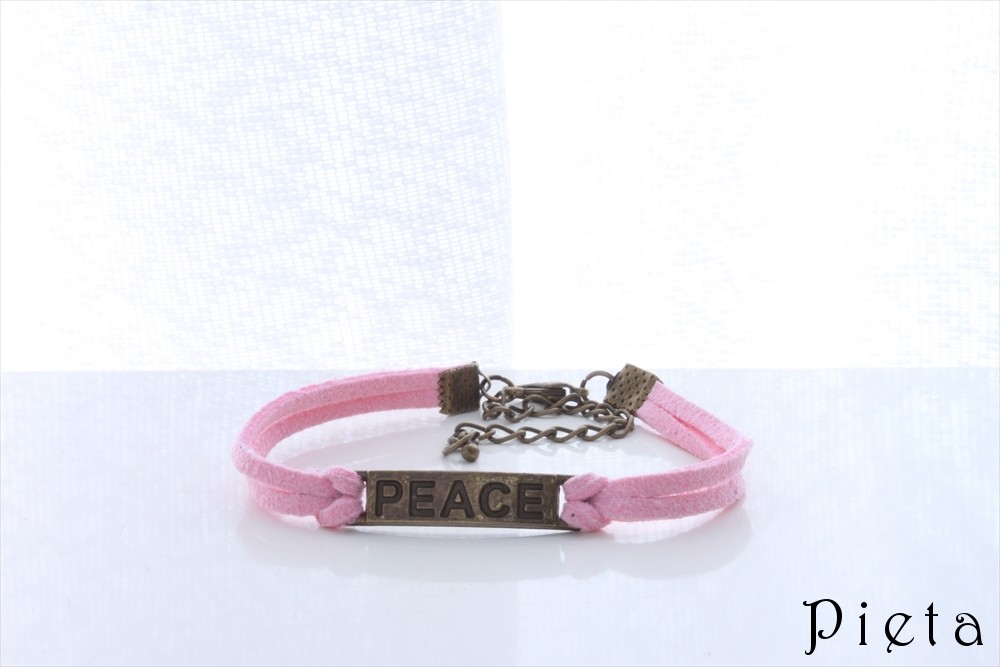 PEACE・ロープブレスレット・9色